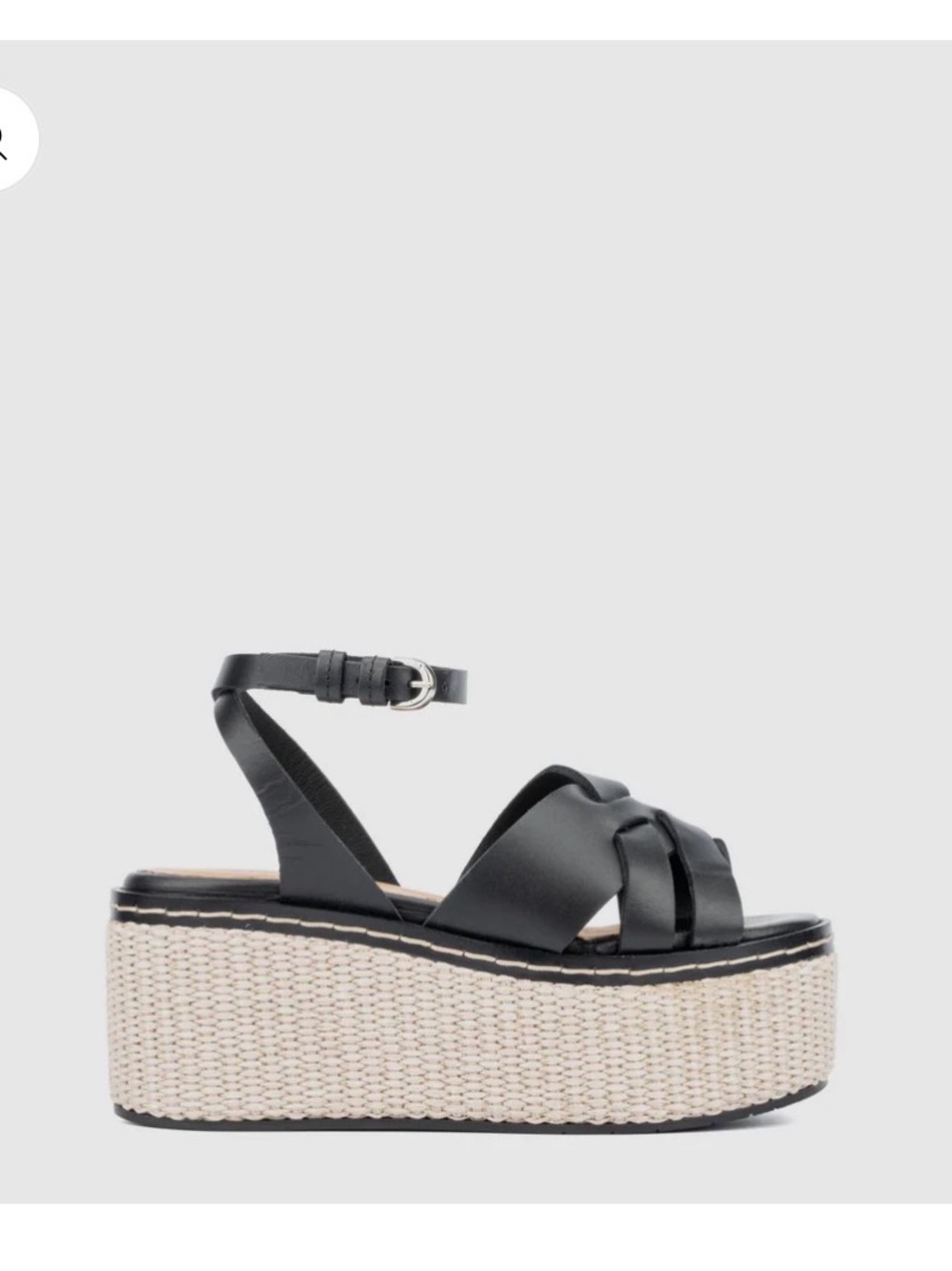Aquatalia Diana Italy espadrilles size 10 raffia sandals leather platform